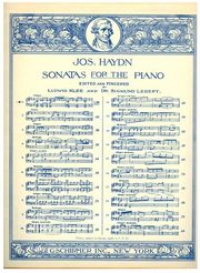 haydn sonata c sharp min xvi 36 photo