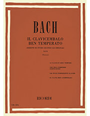 bach js das wohltemperierte no2 ekdoseis ricordi photo