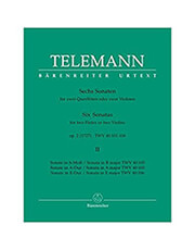telemann six sonatas op2 vol2 photo