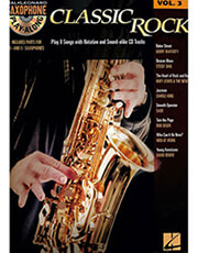 classic rock vol3 play along saxophone biblio cd photo