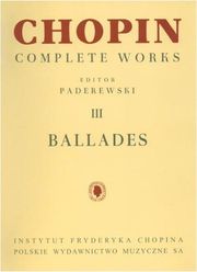 frederic chopin ballades editor paderewski photo