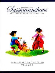 sassmannshaus tradition early start on the cello vol 3 photo