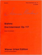 brahms johannes drei intermezzi op117 photo