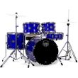 mapex comet fusion indigo blue akoystiko drum set me baseis photo