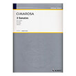 CIMAROSA DOMENICO - 3 SONATES POUR GUITAR