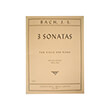 BACH J.S. - 3 SONATAS