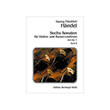 handel f g 6 sonaten op 1 nr 131415 fur violine und basso continuo photo