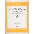 MENDELSSOHN - SONGS WITHOUT WORDS OP.30/3