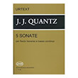 quantz 5 sonate urtext photo