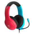 turtle beach airlite fit wired gaming headset for switch neon blue red extra photo 2