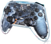 baseus nintendo switch motion sensing vibrating wireless gamepad transparent black photo