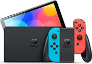 nintendoswitcholed model neon red neon blue photo