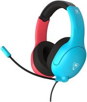 turtle beach airlite fit wired gaming headset for switch neon blue red photo