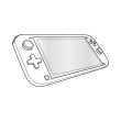 speedlinksl 320500 glance pro tempered glass protector set for nintendo switch lite photo