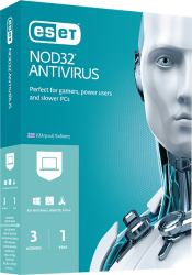 eset nod32 antivirus 3users 1yr retail photo