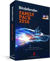 bitdefender family pack 2016 3 accounts unlimited devices 1 year photo
