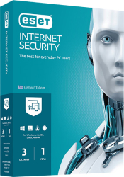 eset internet security 3users 1yr retail photo