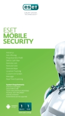 eset mobile security hanging card for android 1 device 1 year retail photo
