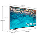 tv samsung ue50bu8002 50 led 4k ultra hd smart wifi model 2022 extra photo 3