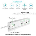 coolseer zigbee smart power strip col ps02zbe extra photo 3