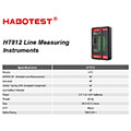 habotest ht812 network cable tester rj45 rj14 rj12 rj9 extra photo 4