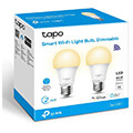 tp link tapo l510e2 pack dimmable smart light bulb 2 pack extra photo 3