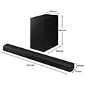 samsung hw b550 en 21 soundbar subwoofer with bluetooth extra photo 2