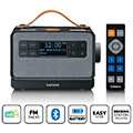 lenco pdr 065bk portable fm dab radio with big buttons and easy mode function black extra photo 2