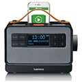 lenco pdr 065bk portable fm dab radio with big buttons and easy mode function black extra photo 3