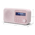 sharp digital radio dr p420 blossom pink extra photo 4