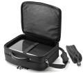 dicota multitwin 14 156 spacious carry case for notebook printer and documents black extra photo 1