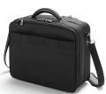 dicota multitwin 14 156 spacious carry case for notebook printer and documents black extra photo 2