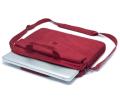 dicotacode slim carry case 150 stylish and slim notebook case with tablet pocket red extra photo 2