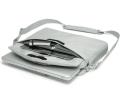 dicotacode slim carry case 130 stylish and slim notebook case with tablet pocket grey extra photo 1