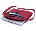 dicotacode slim carry case 130 stylish and slim notebook case with tablet pocket red extra photo 1