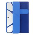 puro unibookeasy10blue universal booklet easy tablet case 101 with folding back stand up blue extra photo 3