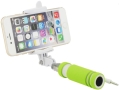 blun mini selfie stick with 35mm cable green extra photo 1
