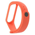 loyraki smart watch xiaomi mi band 3 4 silicone wrist strap orange extra photo 1