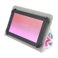 greengo universal case zigzag grey pink for tablet 7 8  extra photo 1