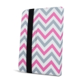 greengo universal case zigzag grey pink for tablet 7 8  extra photo 3