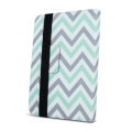 greengo universal case zigzag grey mint for tablet 7 8  extra photo 3