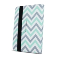 greengo universal case zigzag grey mint for tablet 9 10  extra photo 3