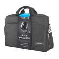 natec nto 1304 wallaroo 156 laptop carry bag black with wireless mouse extra photo 6