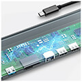 baseus enjoyment series usb c docking station 2x hdmi 4k pd ethernet usb dark grey extra photo 2