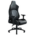 razer iskur xl black gaming chair lumbar support synthetic leather memory foam head cushion extra photo 1