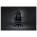 razer iskur xl black gaming chair lumbar support synthetic leather memory foam head cushion extra photo 5