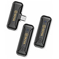 boya by wm3t2 u2 24ghz mobile wireless mic for android usb c 2 transmitters two person vlog extra photo 2