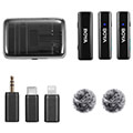boya boyalink mobile wireless mic for android usb c iphone ios and 35 trs laptop 2 person vlog extra photo 4