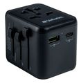 verbatim 49544 uta 02 universal travel adapter 100 250v ue usa japan australia uk 1x usb 1x usb extra photo 1 verbatim 49544 uta 02 universal travel adapter 100 250v ue usa japan australia uk 1x usb 1x usb extra photo 1