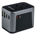 verbatim 49545 uta 03 universal travel adapter 100 250v ue usa japan australia uk 2x usb 3x usb  extra photo 2